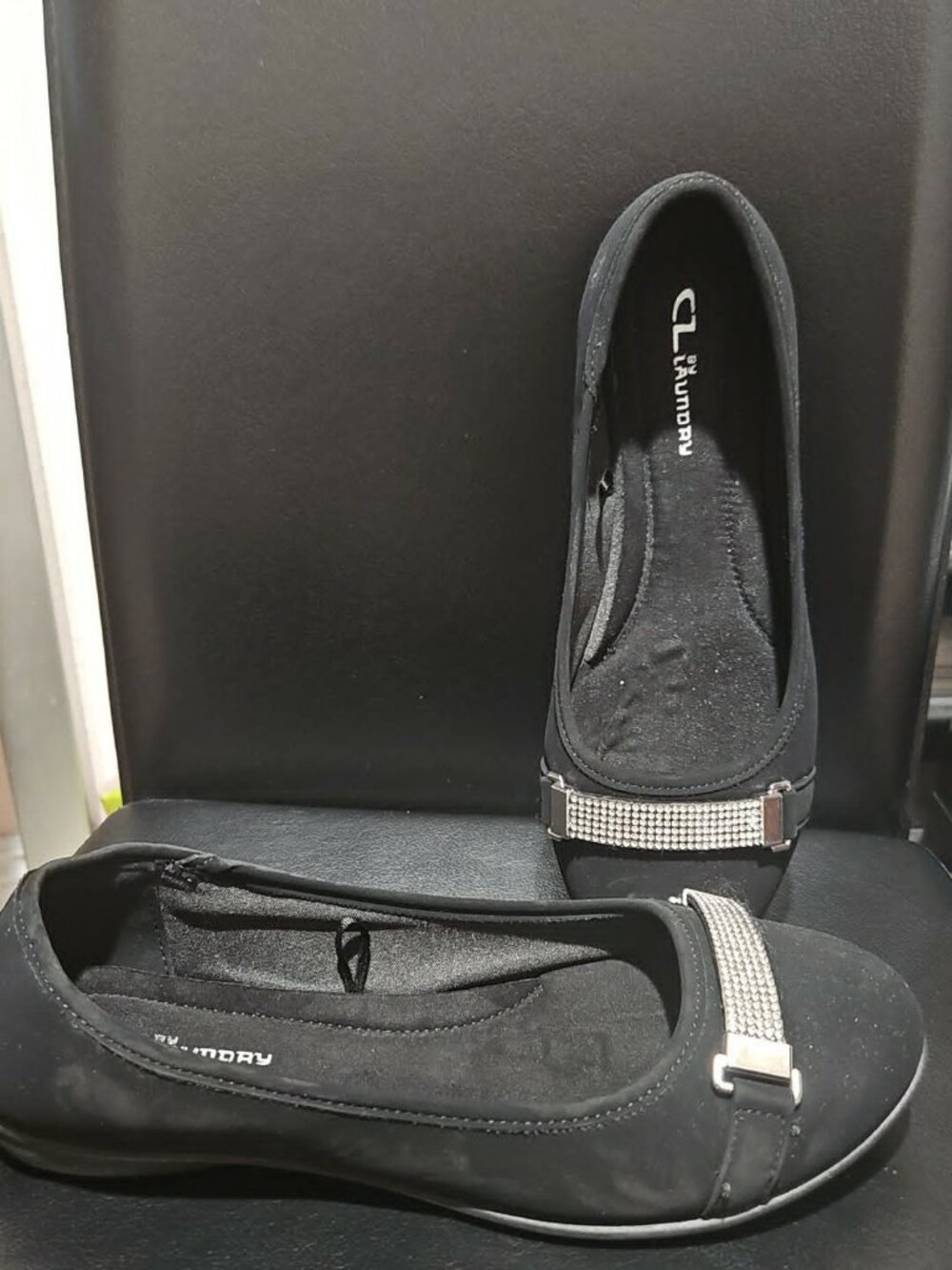 CL by Laundry Black Flats